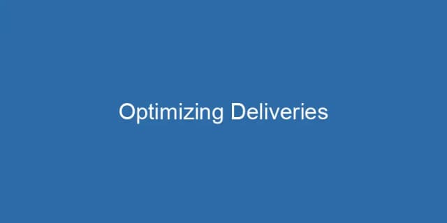 Optimizing Deliveries with Linkoper